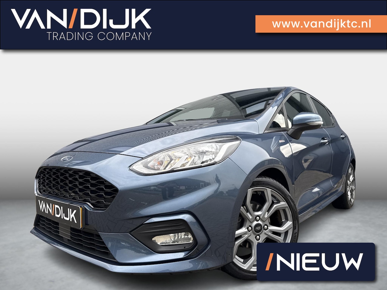 Ford Fiesta - 1.0 EcoBoost ST-Line ✓Navigatie ✓Apple CarPlay & Android Auto ✓Stoel- stuurverwarming ✓Lic - AutoWereld.nl
