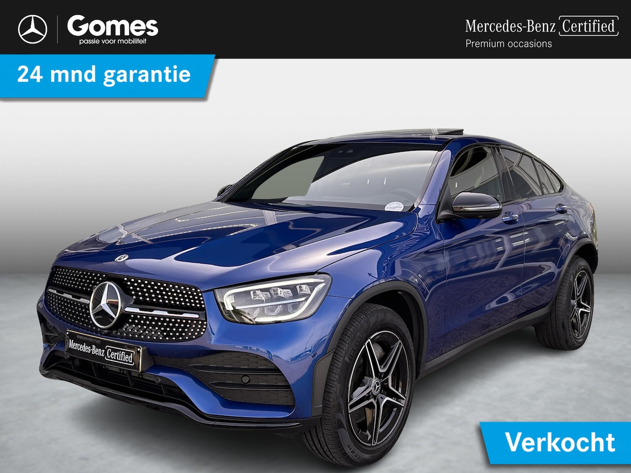 Mercedes-Benz GLC-klasse Coupé - 300e 4MATIC Business Solution AMG | Panoramadak | Memory | Cruise Control - AutoWereld.nl