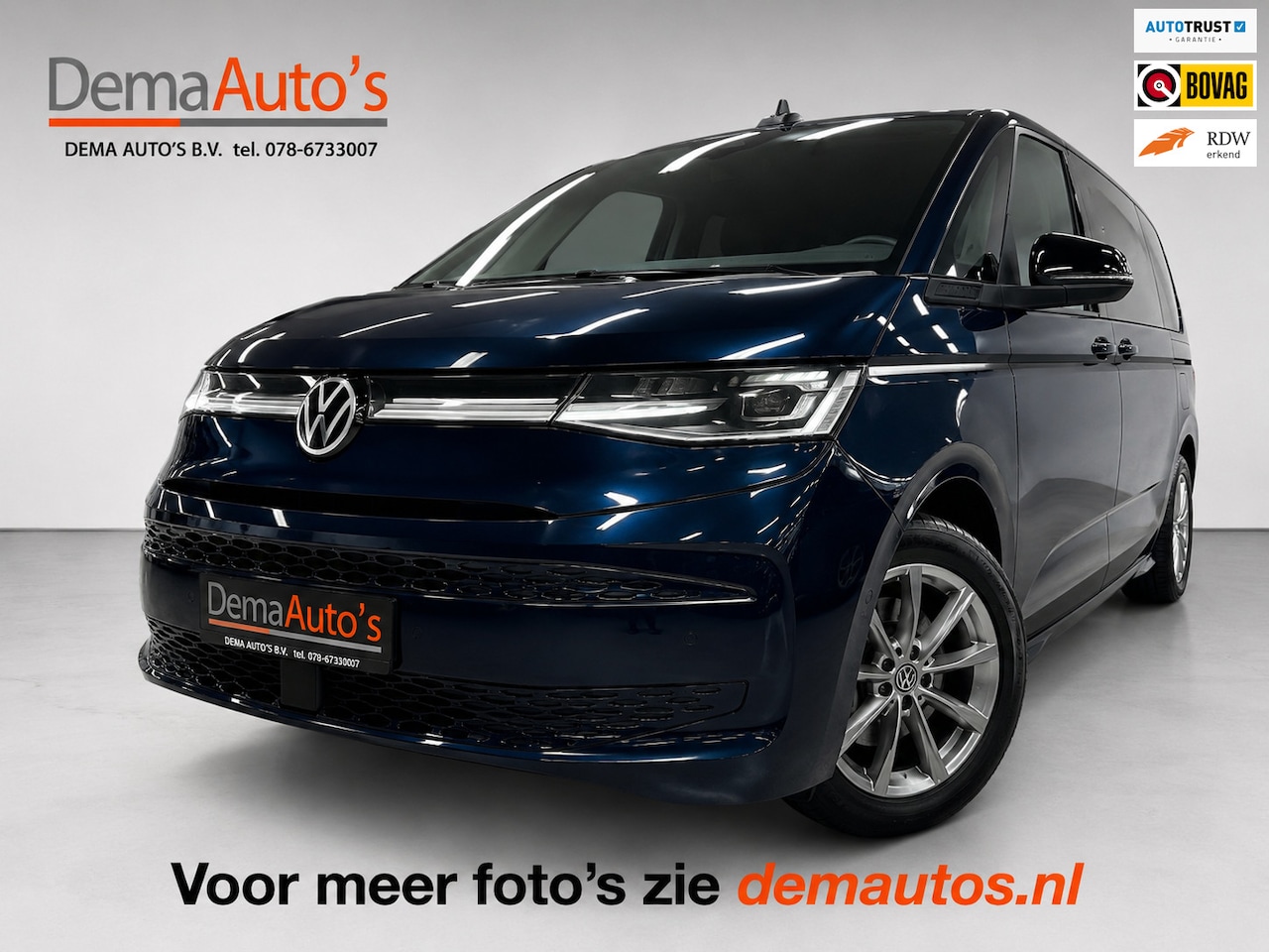 Volkswagen Multivan - 1.4 eHybrid Energetic 7P SOH-96%/PANO/NAVI/H-KARDON/H-UP/LEDER/STOEL-M+MASSAGE+KOELING/// - AutoWereld.nl