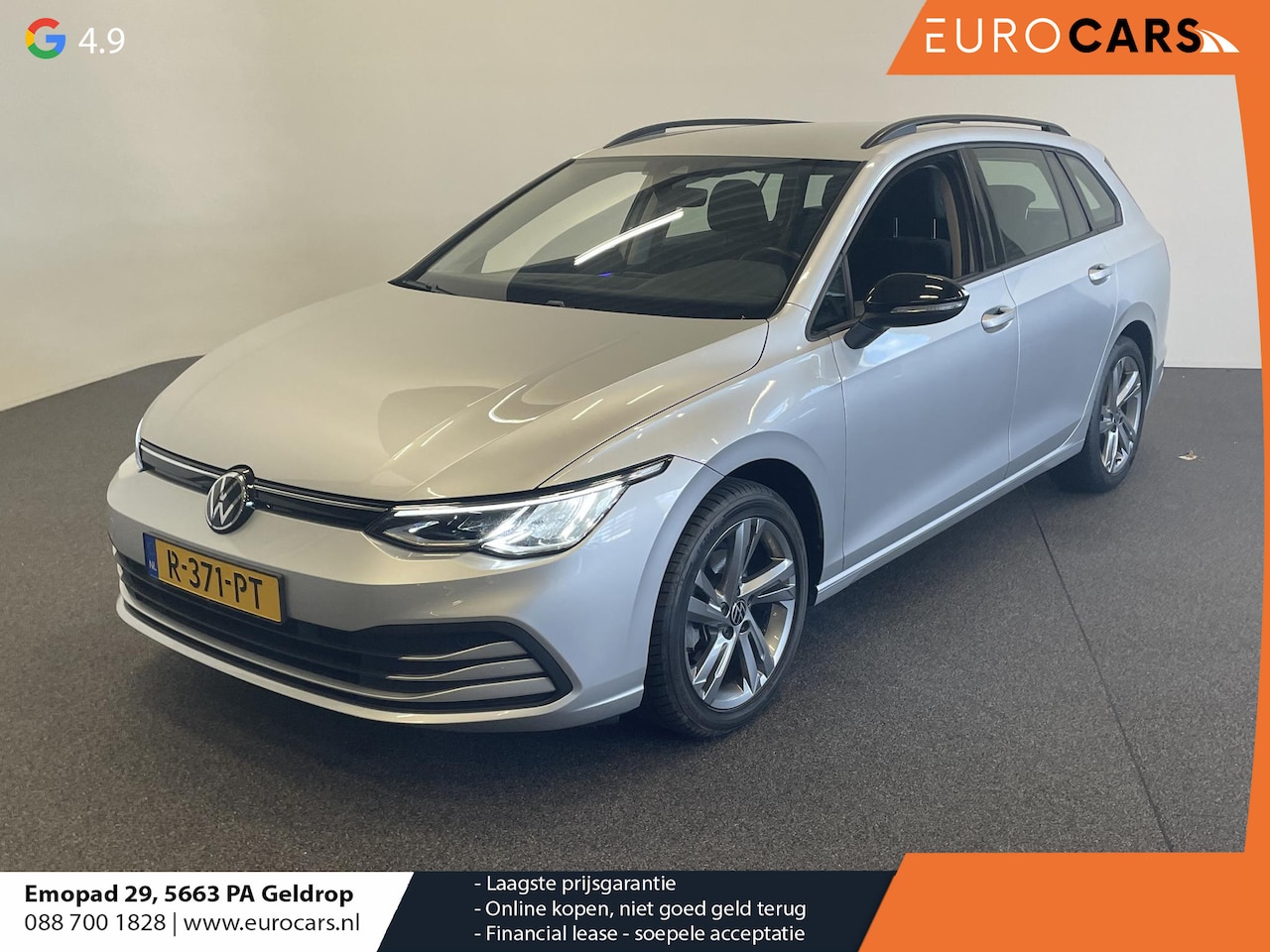 Volkswagen Golf Variant - 1.0 eTSI 110pk DSG Life Automaat Navigatie Climate Control Parkeer sensoren Cruise control - AutoWereld.nl