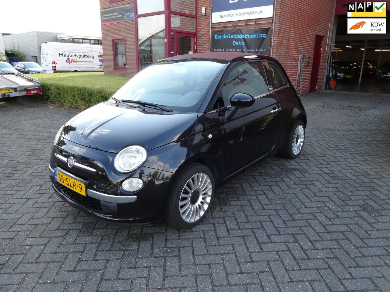 Fiat 500 C - 1.2 Lounge/Cabrio/Airco/APK 14-8-2027 - AutoWereld.nl