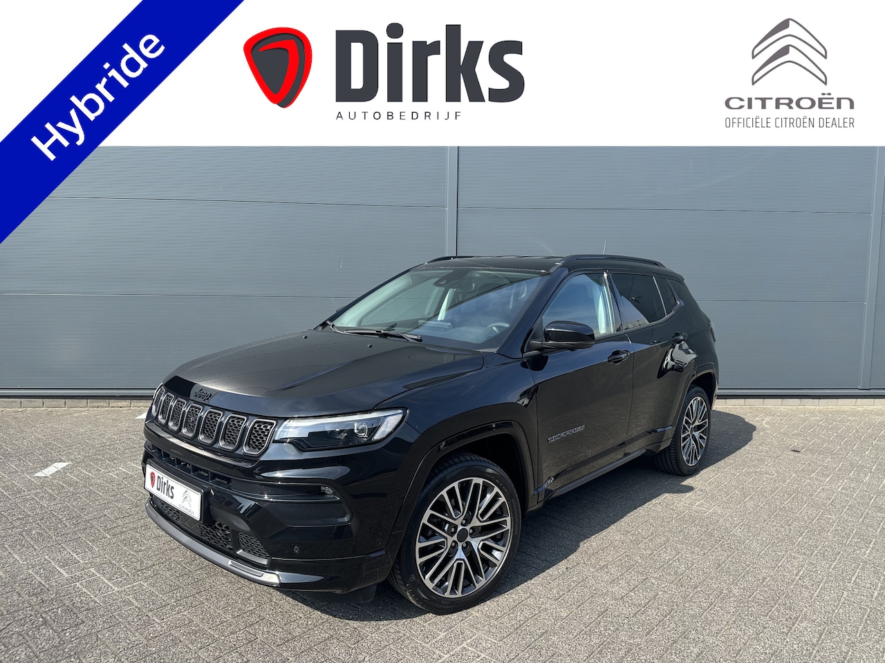 Jeep Compass - 1.5T e-Hybrid Summit 1.5T e-Hybrid Summit (Leder incl verwarming/koeling/geheugen - Elektrische Klep - Adaptiev - AutoWereld.nl