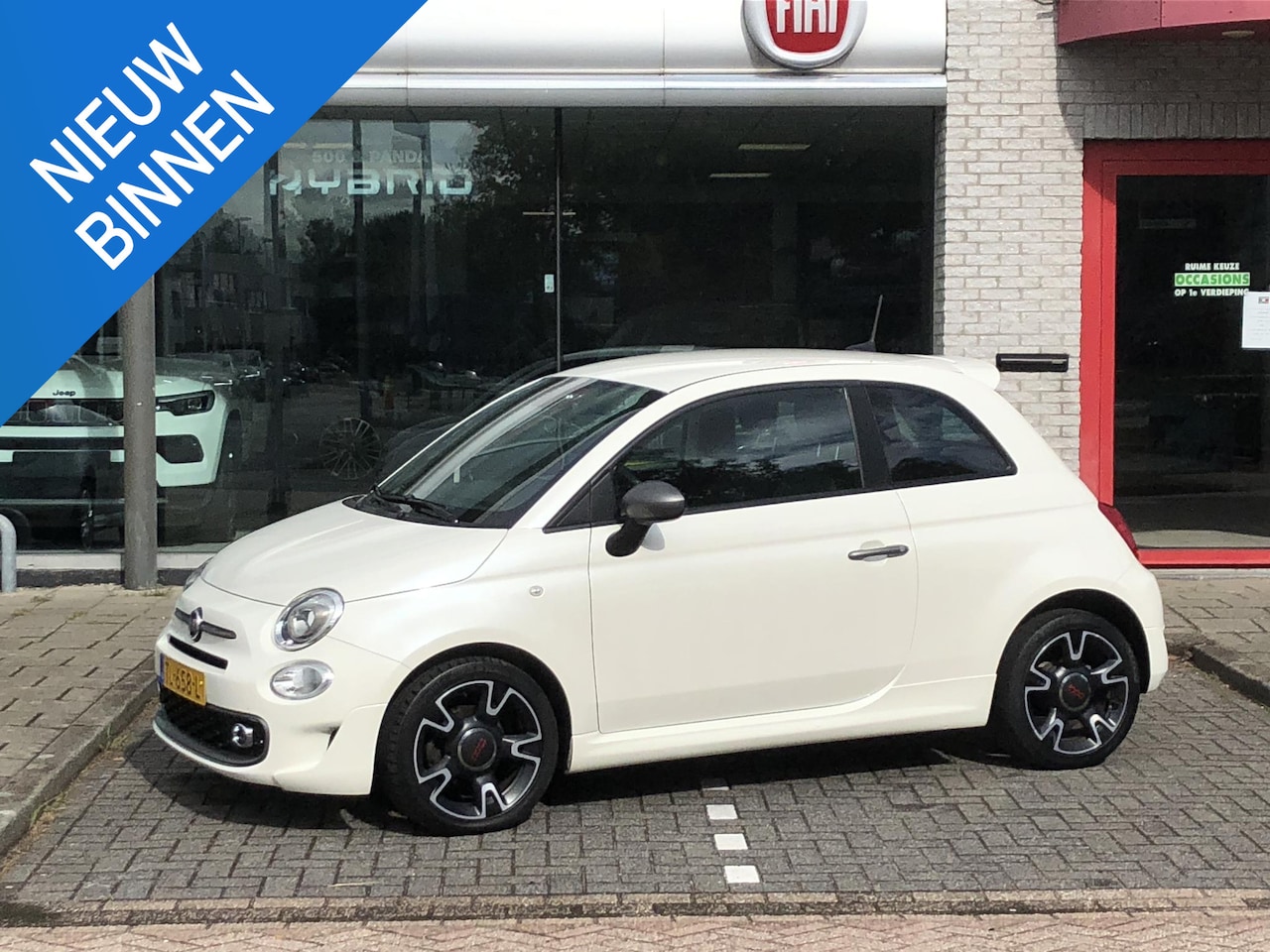 Fiat 500 - TwinAir Turbo Sport Dualogic AUTOMAAT|NAVI|CLIMATE|APPLE/ANDROID|PDC|16"|DAB - AutoWereld.nl