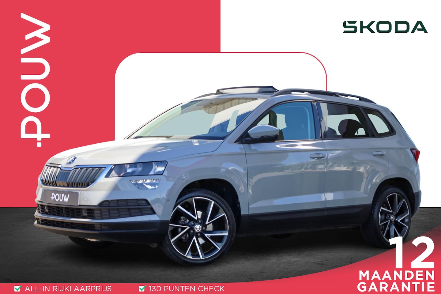 Skoda Karoq - 1.5 TSI 150pk ACT Business Edition | Parkeersensoren | Stoelverwarming | LM Velgen 19" - AutoWereld.nl