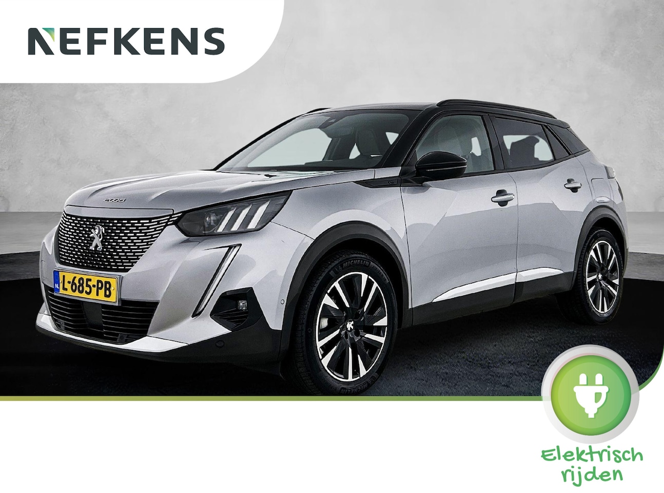 Peugeot e-2008 - SUV EV GT Pack 50 kWh 136pk | Accu 93% | Navigatie | Achteruitrijcamera | Stoelverwarming - AutoWereld.nl