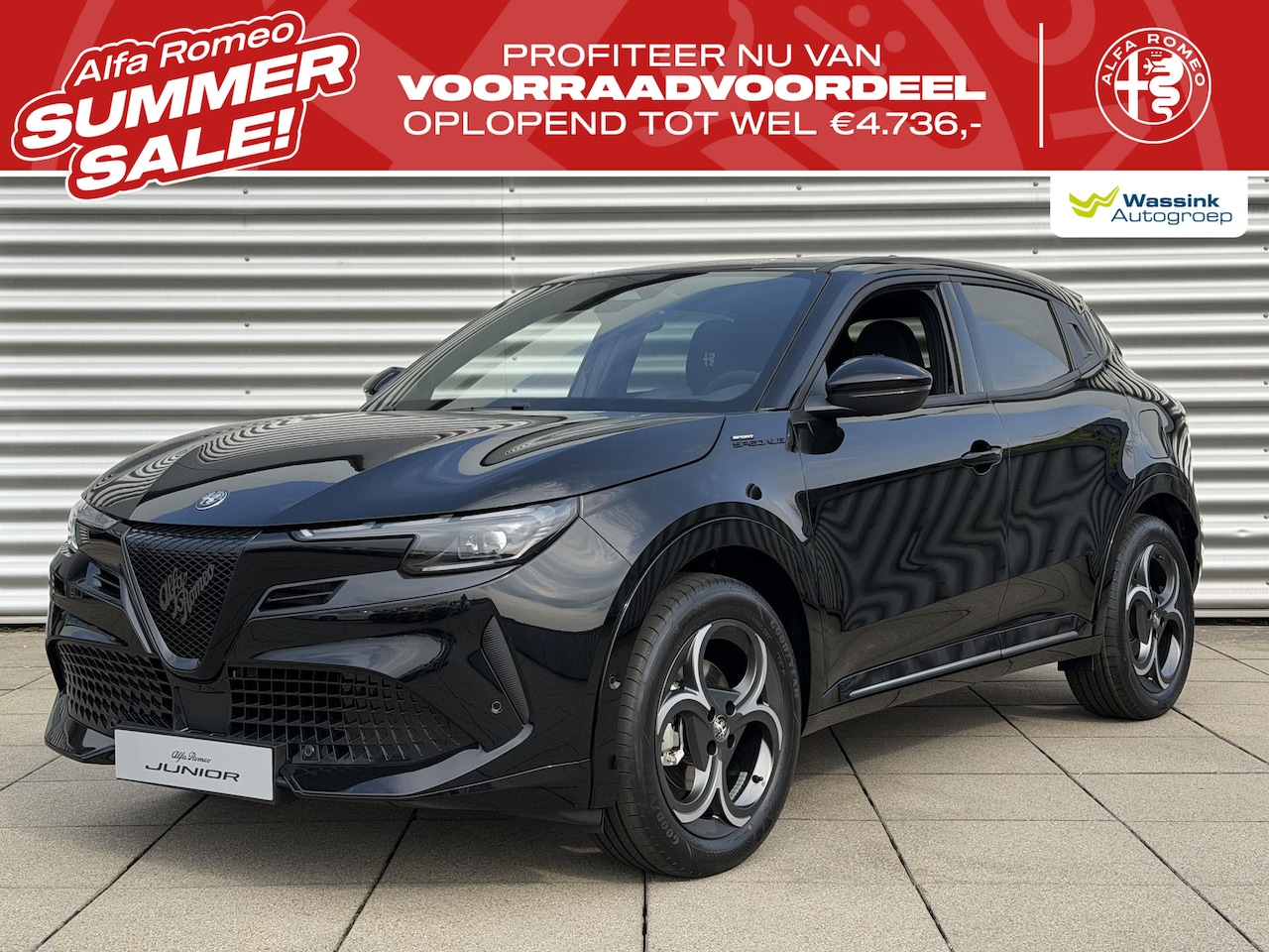 Alfa Romeo Junior - Elettrica Sport Speciale 54 kWh | Stoelverwarming | Navigatie | Led Matrix | Elektrische K - AutoWereld.nl