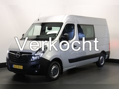 Opel Movano - 2.3 Turbo L2H2 150PK Dubbele Cabine EURO 6 - Airco - Navi - Cruise - €17.950, - Excl