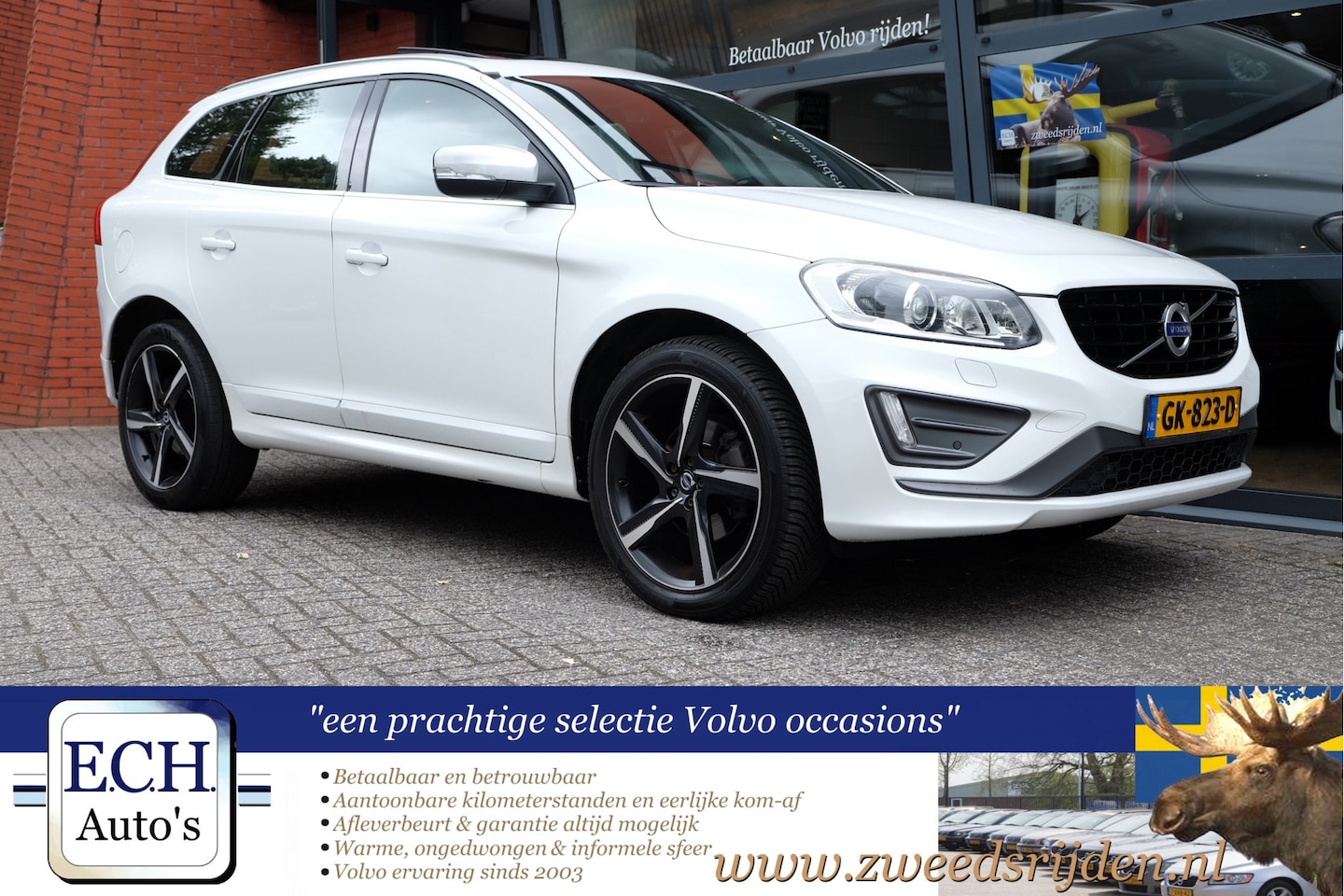 Volvo XC60 - 2.0 T5 FWD R-Design Panoramadak, Camera, Leer - AutoWereld.nl