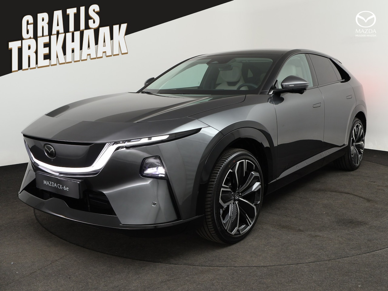 Mazda CX-6e - 78 kWh Takumi | Alarmsysteem | Automatisch dimmende binnenspiegel met randloos design | Dr - AutoWereld.nl