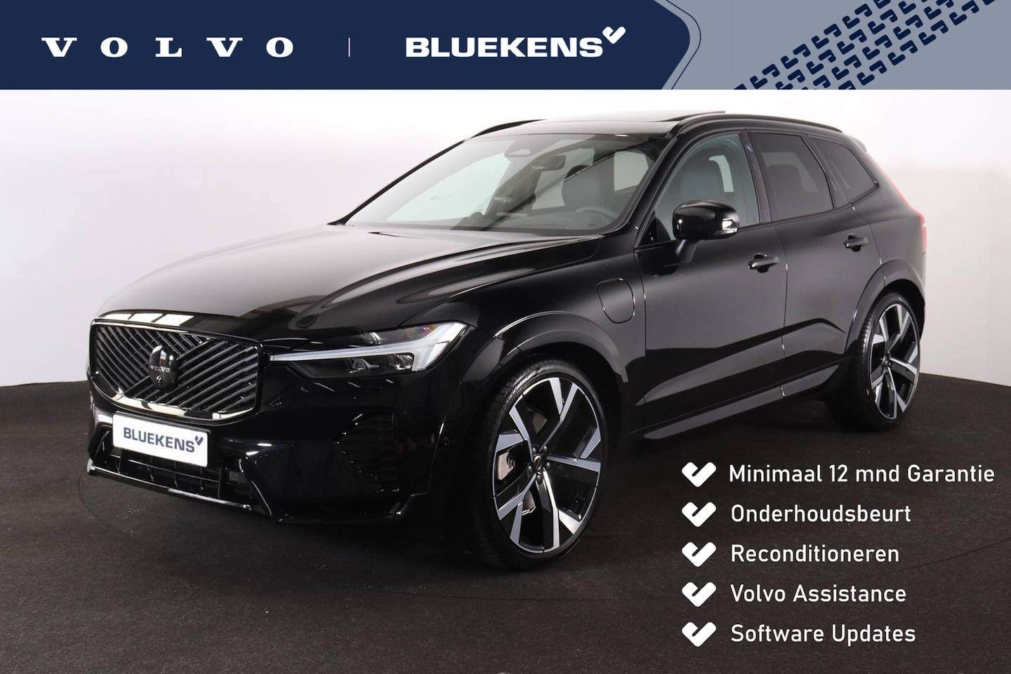 Volvo XC60 - T8 Recharge AWD Ultra Black Edition - Luchtvering - Panorama/schuifdak - IntelliSafe Assis - AutoWereld.nl