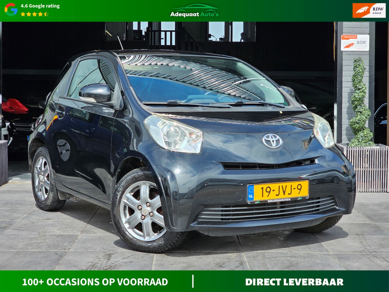 Toyota iQ - 1.0 VVTi Comfort|1e eig|NAP|Airco|El.Ramen|AUX|APK - AutoWereld.nl
