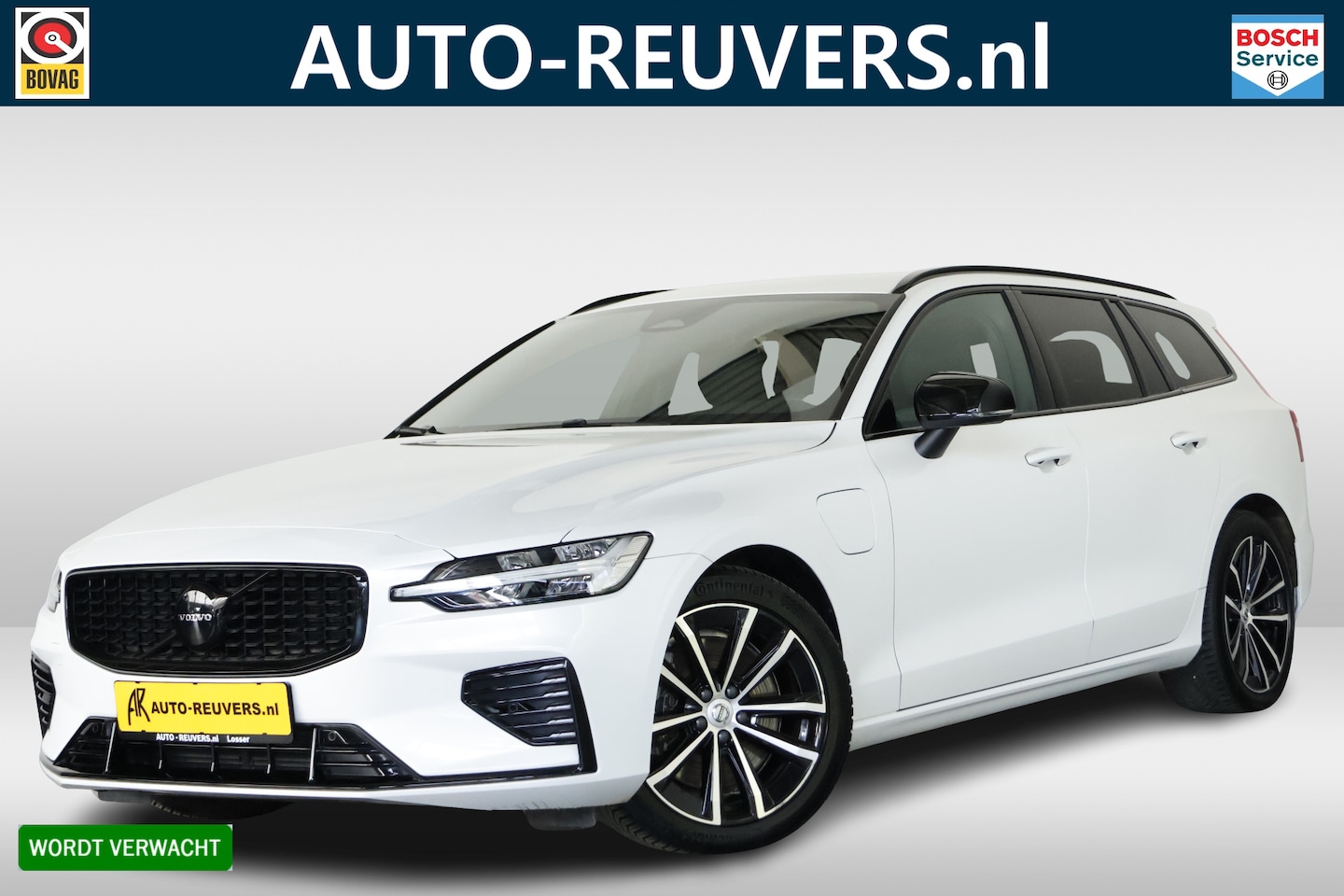 Volvo V60 - 2.0 T6 Plug-in hybrid AWD Plus Dark / Long Range / Leder / CarPlay / Google - AutoWereld.nl