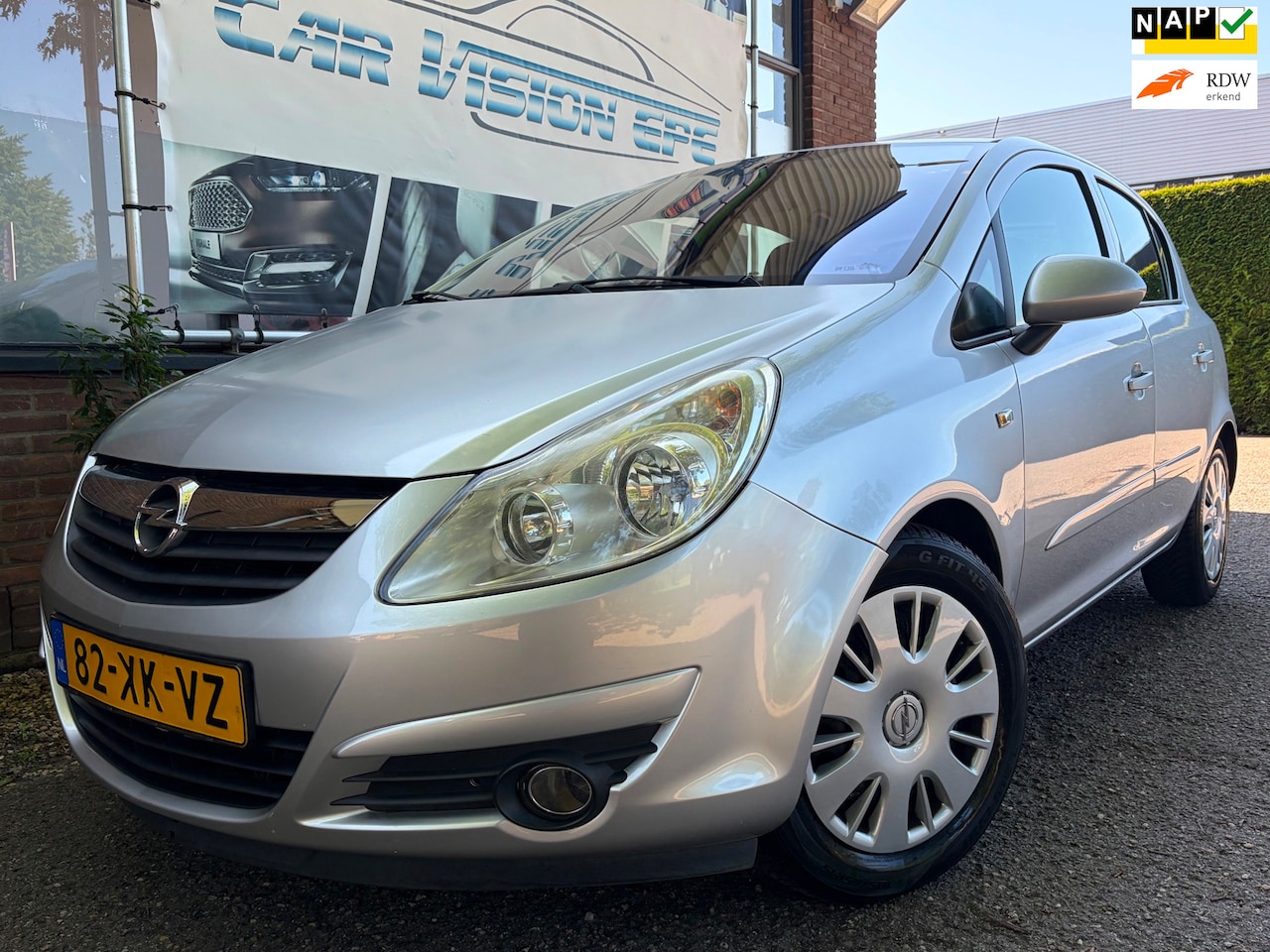 Opel Corsa - 1.4-16V Enjoy|Airco|5-deurs|Cruise|PDC| - AutoWereld.nl
