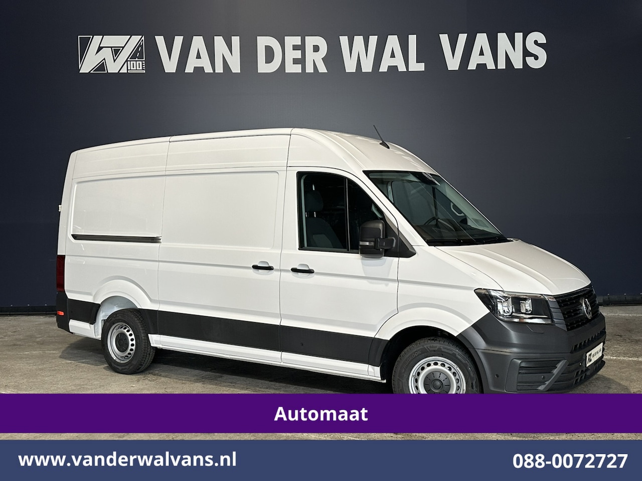 Volkswagen Crafter - 2.0 TDI 141pk Automaat L3H3 L2H2 Euro6 Airco | Camera | Tachograaf | Apple Carplay | 3000k - AutoWereld.nl