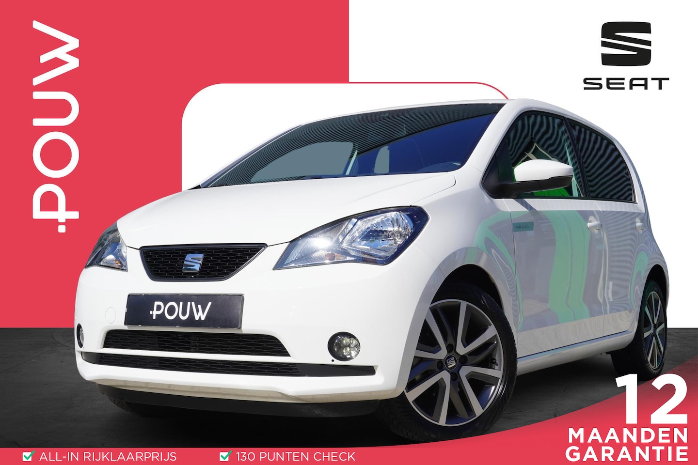 SEAT Mii Electric - 83pk electric Plus | Stoelverwarming | Climate | Parkeersensoren | Cruise Control - AutoWereld.nl
