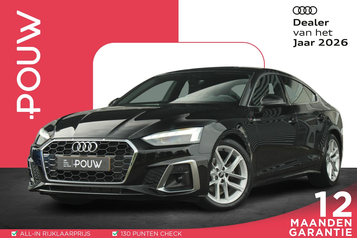 Audi A5 Sportback - 35 TFSI 150pk S Edition | Stoelverwarming | Achteruitrijcamera | MATRIX - AutoWereld.nl