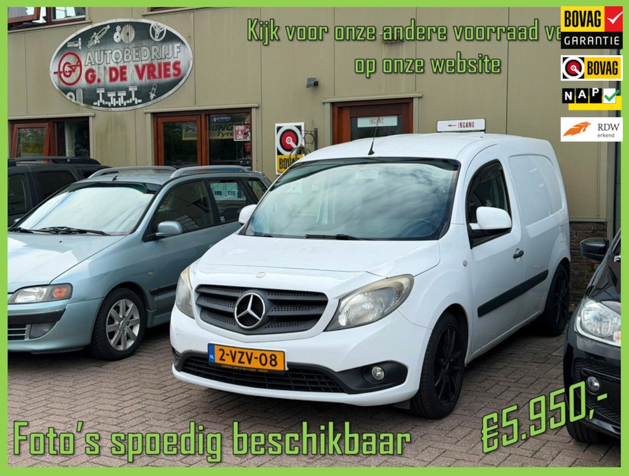 Mercedes-Benz Citan - 108 CDI BlueEFFICIENCY - Prijs inclusief 12 maanden BOVAG-garantie en afleveren – - AutoWereld.nl