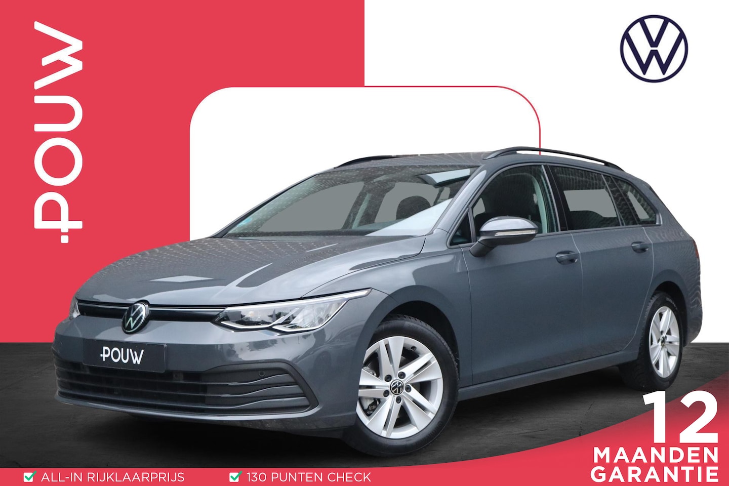 Volkswagen Golf Variant - 1.0 TSI 110pk Life | Achteruitrijcamera | Navigatie | App Connect draadloos | - AutoWereld.nl