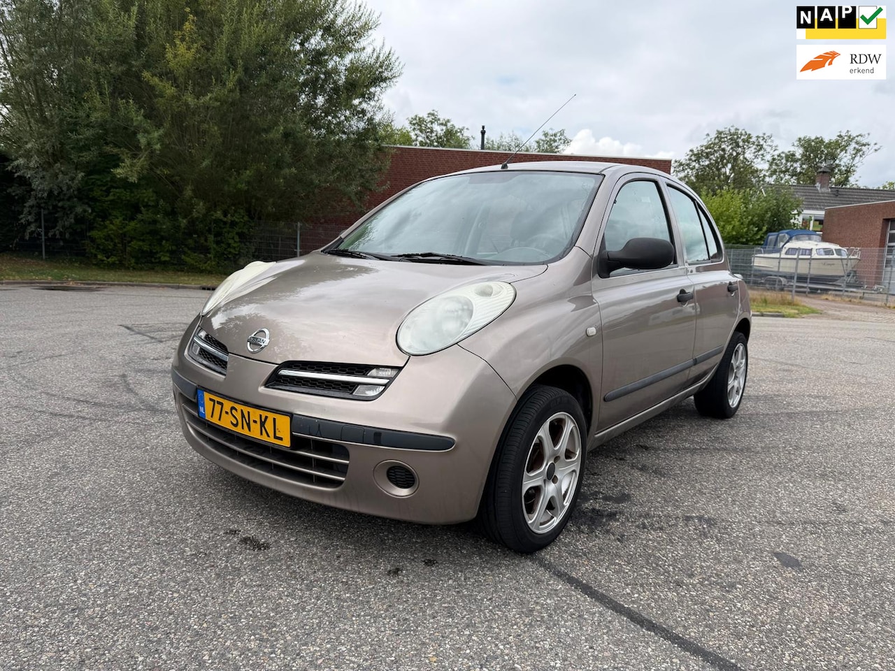 Nissan Micra - 1.2 Visia 2E eigenaar* LM Velgen* trekhaak* Airco - AutoWereld.nl