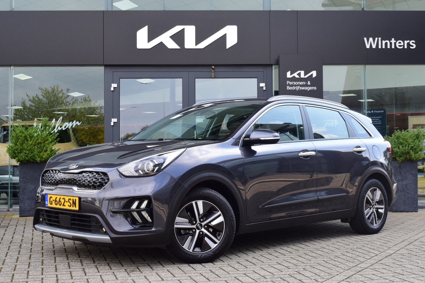 Kia Niro - 1.6 GDi Hybrid DynamicLine | Trekhaak | Navi | Adaptieve Cruise Control | Climate Control - AutoWereld.nl