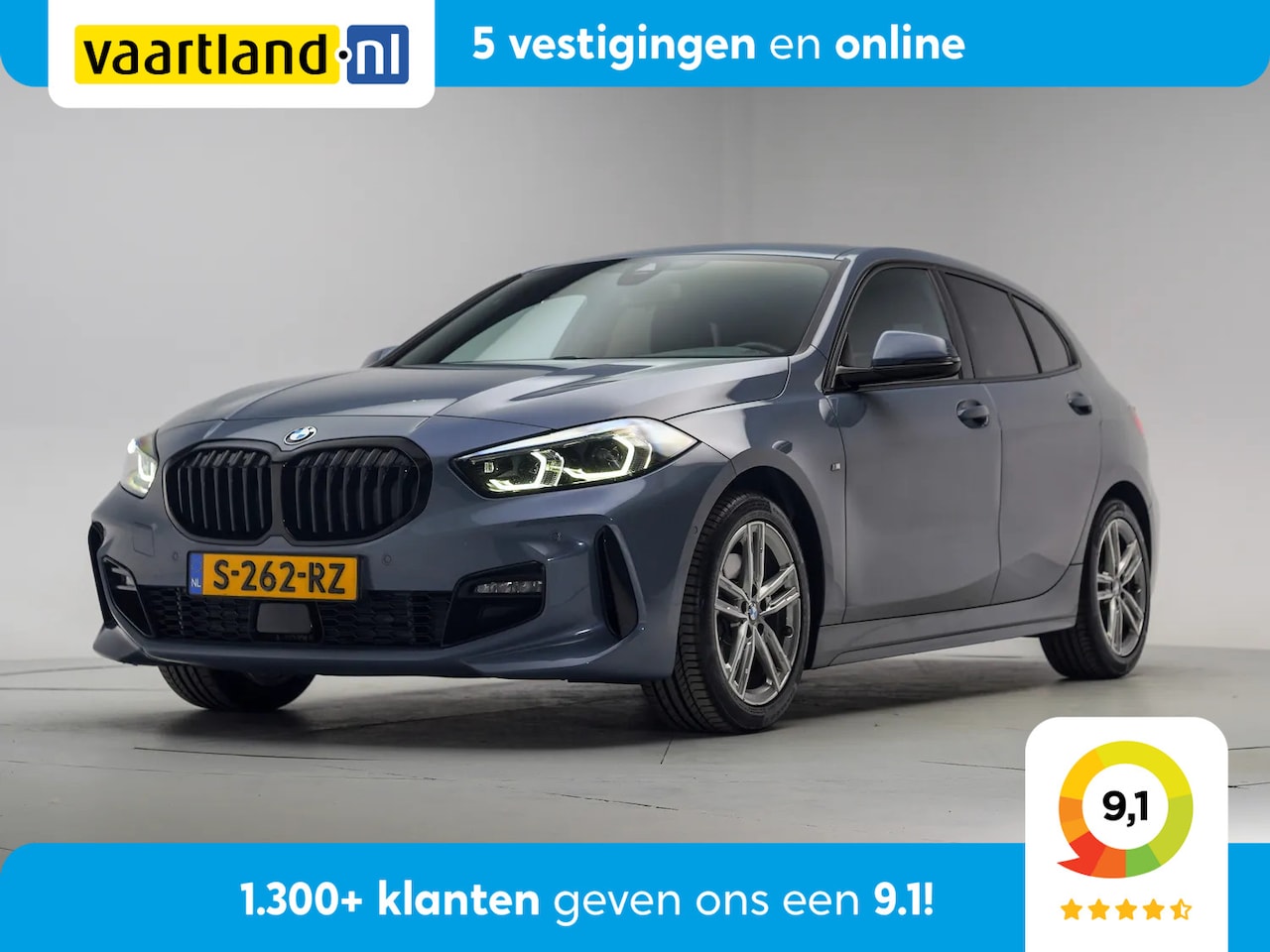 BMW 1-serie - 118I M-SPORT [Clima /ECC Apple /Android PDC Camera ] - AutoWereld.nl