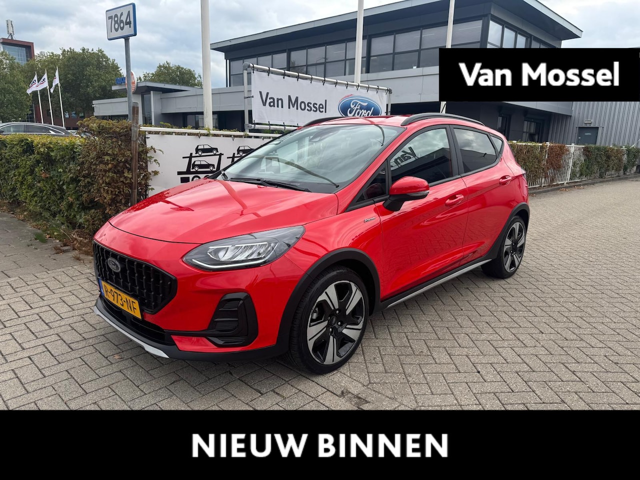 Ford Fiesta - 1.0 EcoBoost Hybrid Active X | Cruise Ctrl | NAV | Achteruirijcamera | Keyless Entry | 17* - AutoWereld.nl