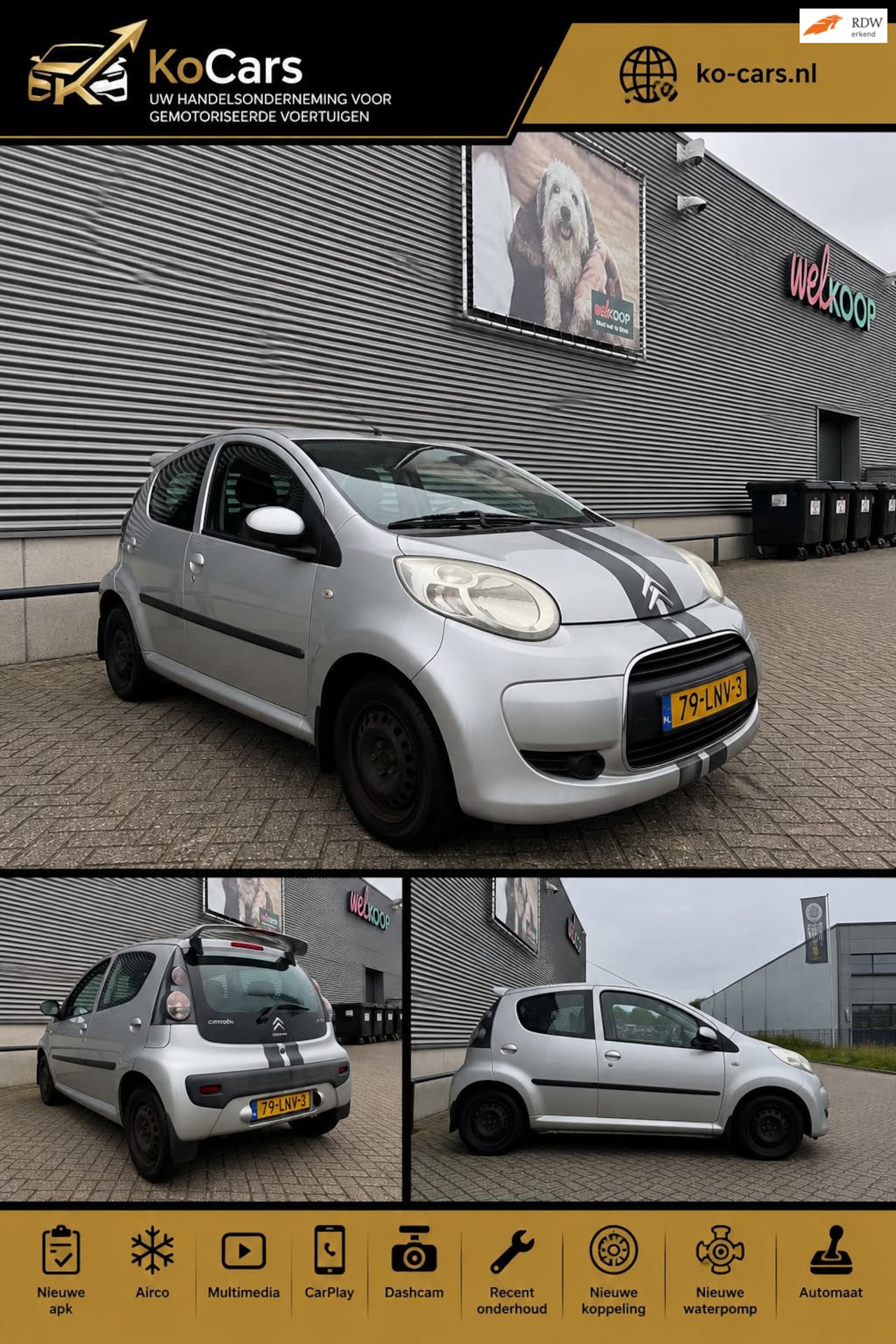 Citroën C1 - / Nwe Apk / Airco / Automaat / Carplay / Nwe Koppeling - AutoWereld.nl