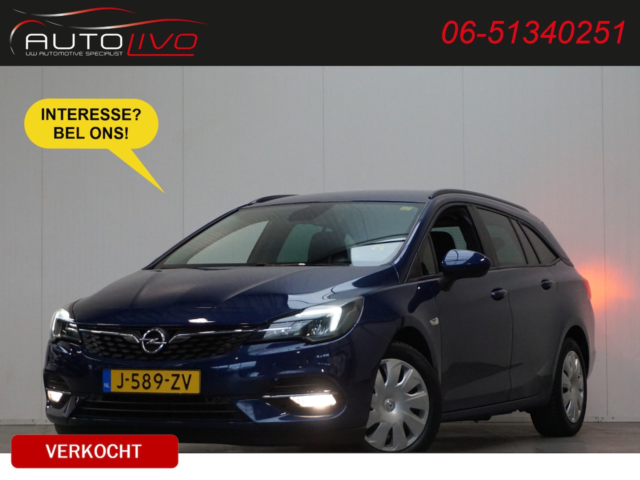 Opel Astra Sports Tourer - 1.4 Business Edition AUTOMAAT! 146 PK! APPLE NAV ERGO ST. VERW. CLIMA PDC TREKHAAK etc. - AutoWereld.nl
