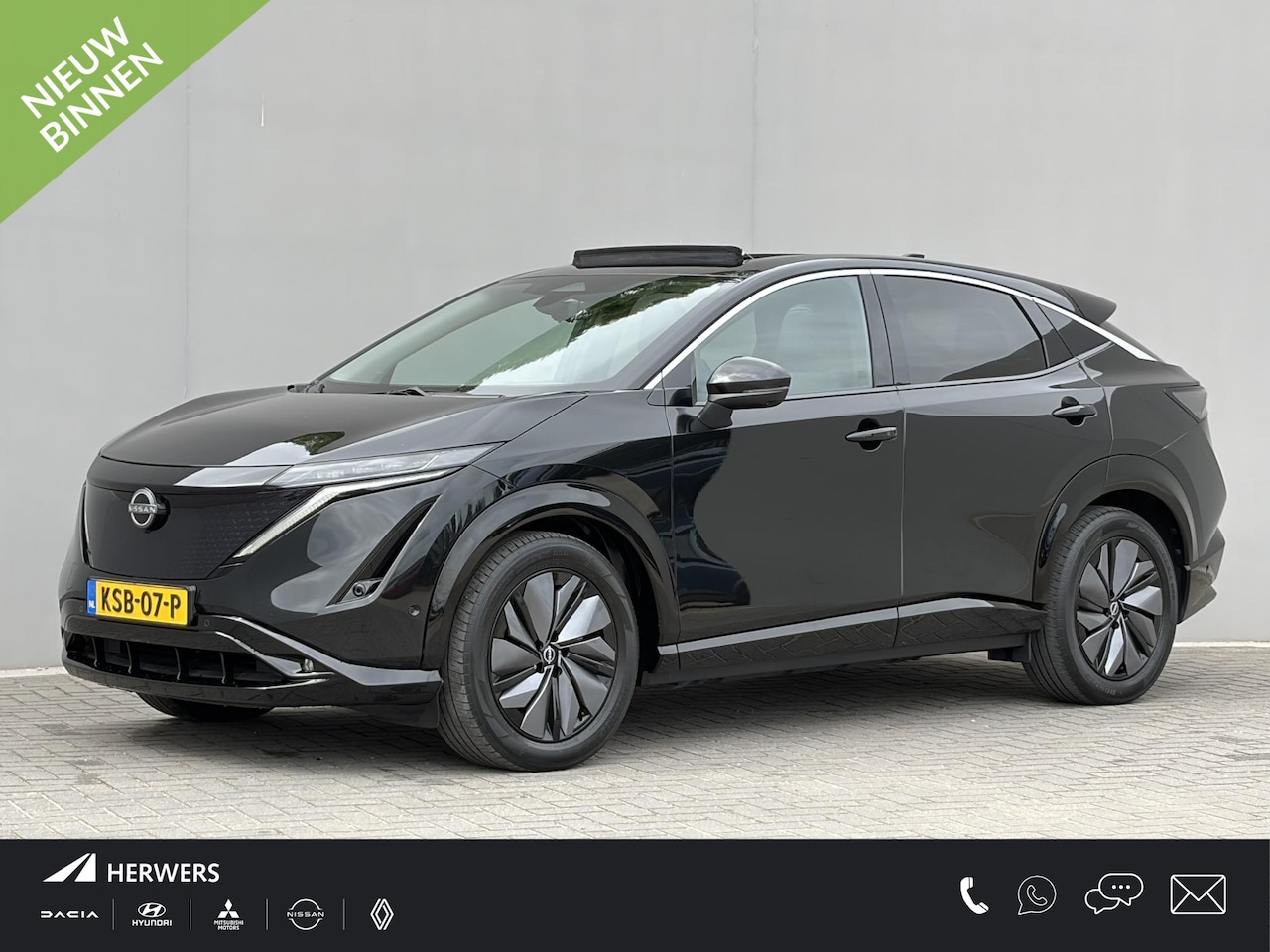 Nissan Ariya - Evolve 91 kWh / SOH 99% / Stoelverwarming voor en achter / Schuif-kantel dak / Stoelventil - AutoWereld.nl