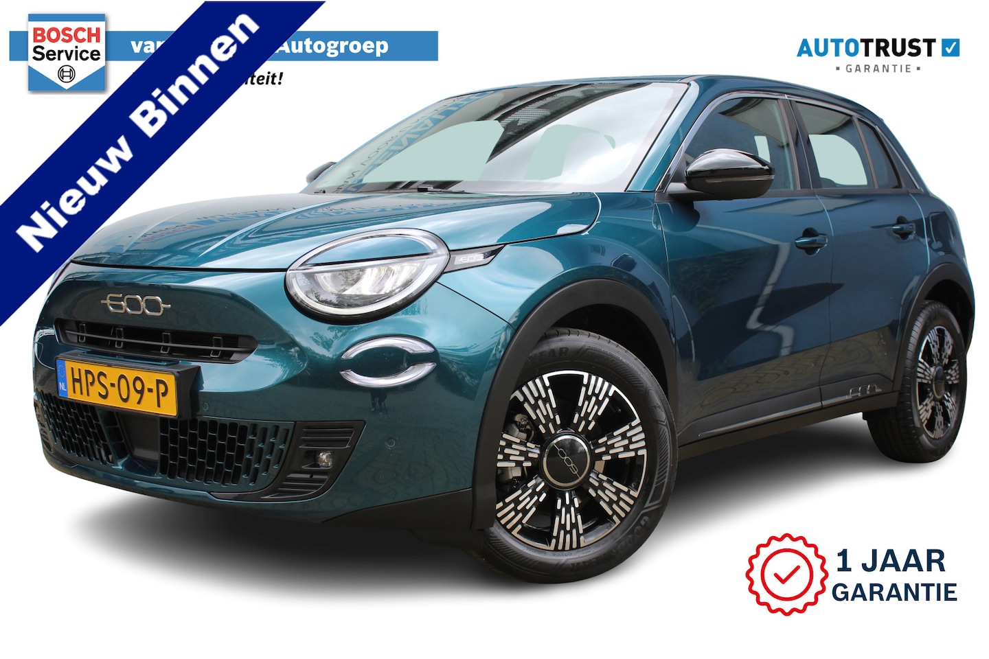 Fiat 600 - 1.2 Hybrid Urban | Incl. 12 maanden Garantie | 360° Camera | Stoelverwarming | Parkeersens - AutoWereld.nl