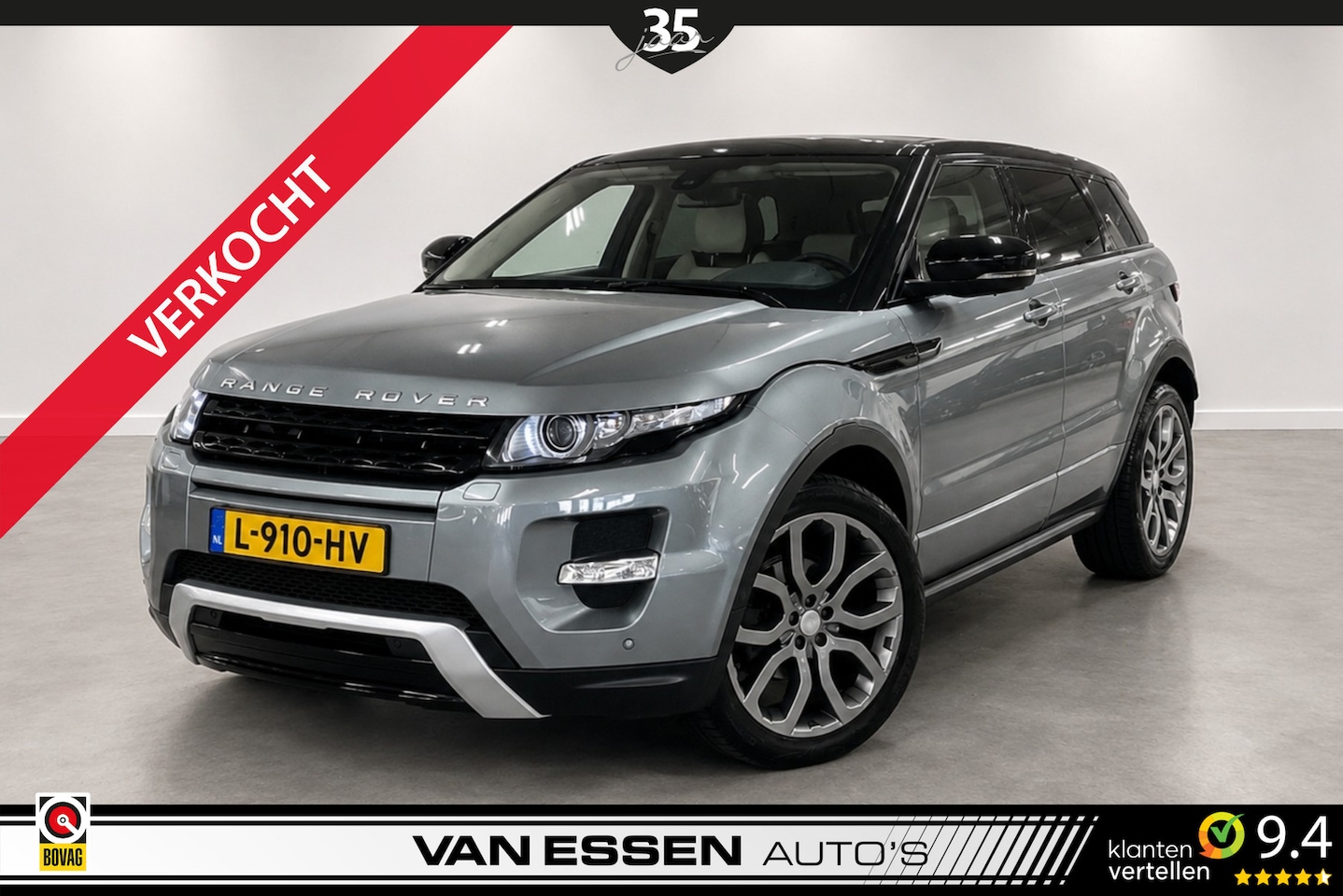 Land Rover Range Rover Evoque - 2.0 Si 4WD Prestige VAKANTIE DEAL! Pano Navi Leder Memory Camera Stuur/stoelverw! - AutoWereld.nl