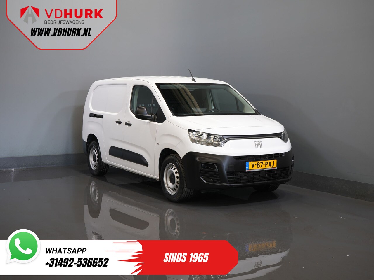 Fiat E-Doblo - L2 50 kWh 285 WLTP Carplay/ Snellader/ Camera/ Cruise/ 3 Pers./ Airco/ DAB - AutoWereld.nl