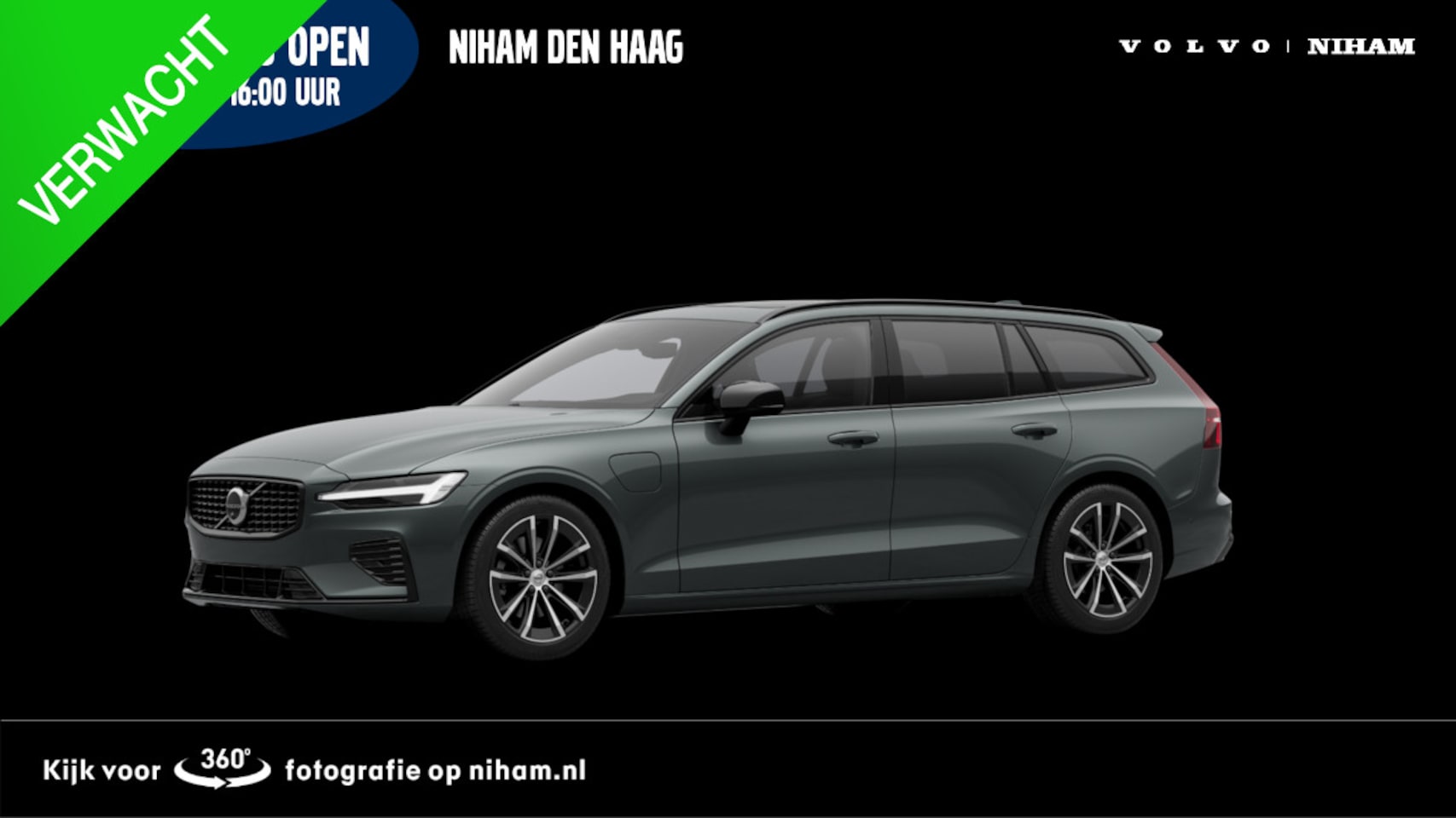 Volvo V60 - T8 PLUG-IN HYBRID AWD PLUS DARK -PANO.DAK|HARMAN/KARDON|360°CAM|HEAD-UP DISP.|PRIVACY.GLAS - AutoWereld.nl