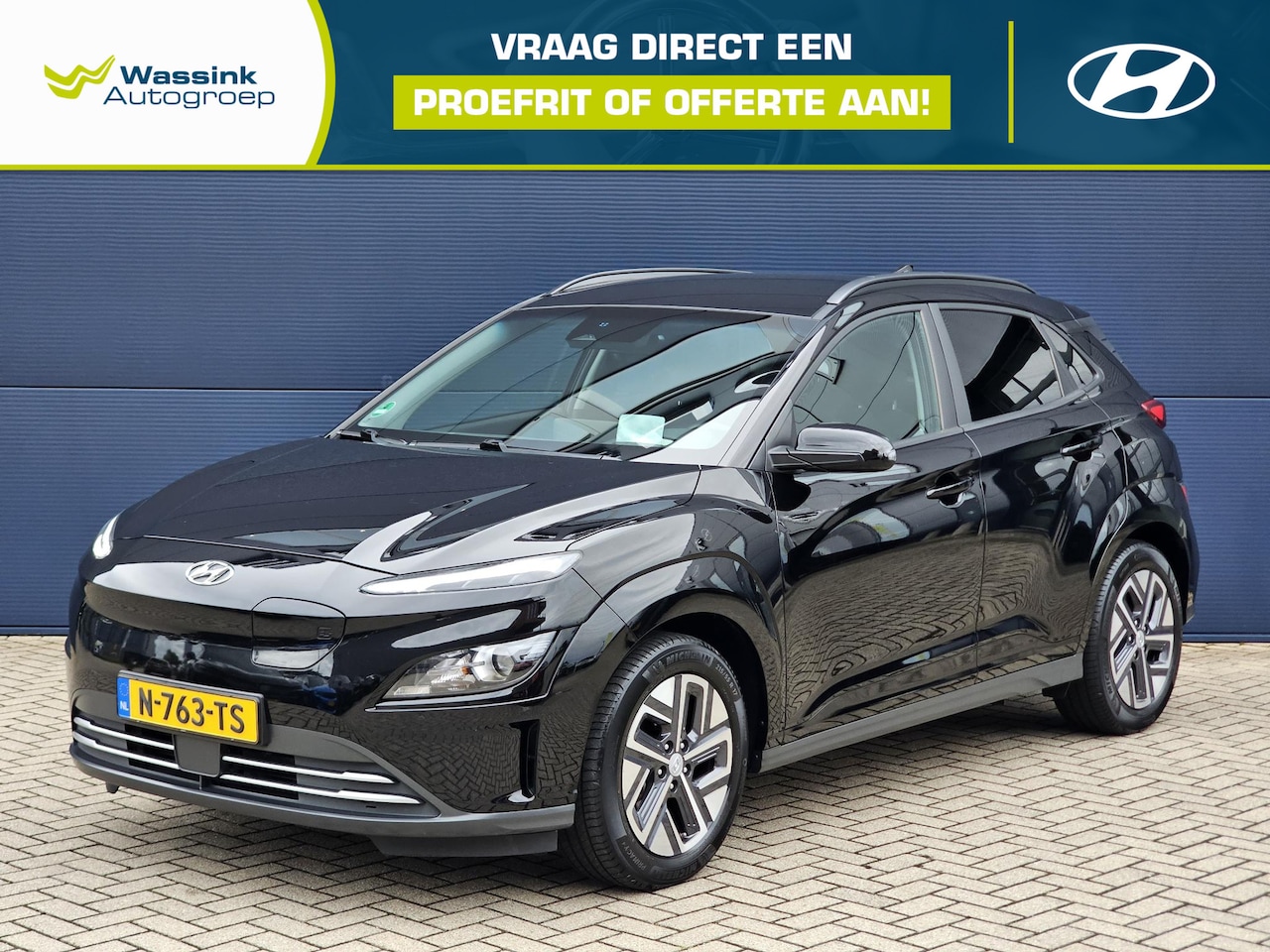 Hyundai Kona Electric - EV Fashion 64 kWh | HUD | NAVI | CARPLAY | WARMTEPOMP | - AutoWereld.nl