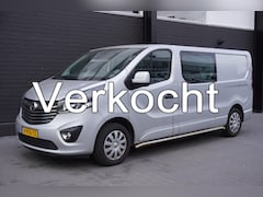 Opel Vivaro - 1.6 CDTI 125PK L2 Dubbele Cabine EURO 6 - Airco - Navi - Cruise - € 11.950, - Excl
