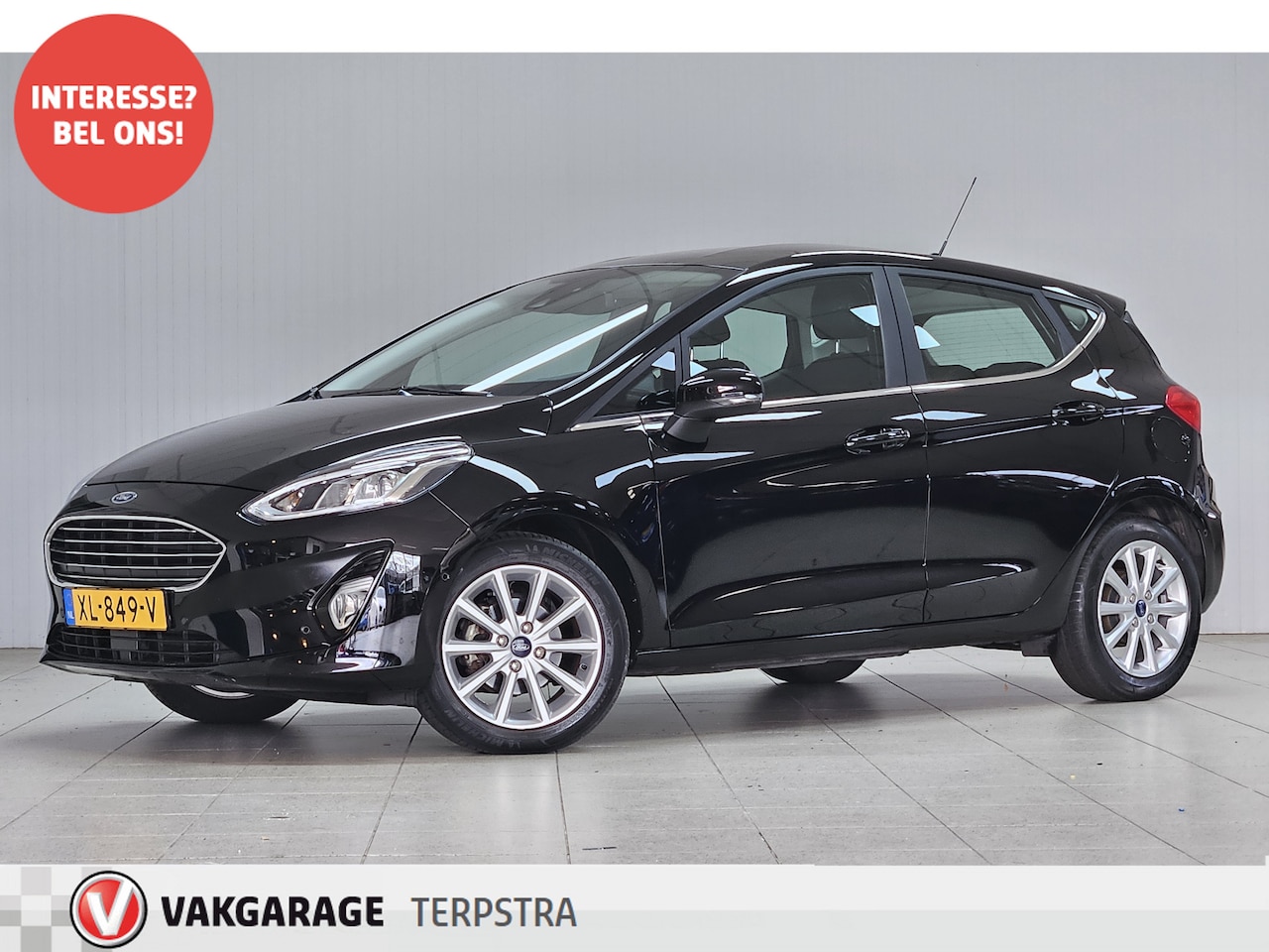 Ford Fiesta - 1.0 EcoBoost Titanium/ DAB+/ 16'' LMV/ Lane-Assist./ Keyless GO/ Adaptive Cruise/ Camera/ - AutoWereld.nl