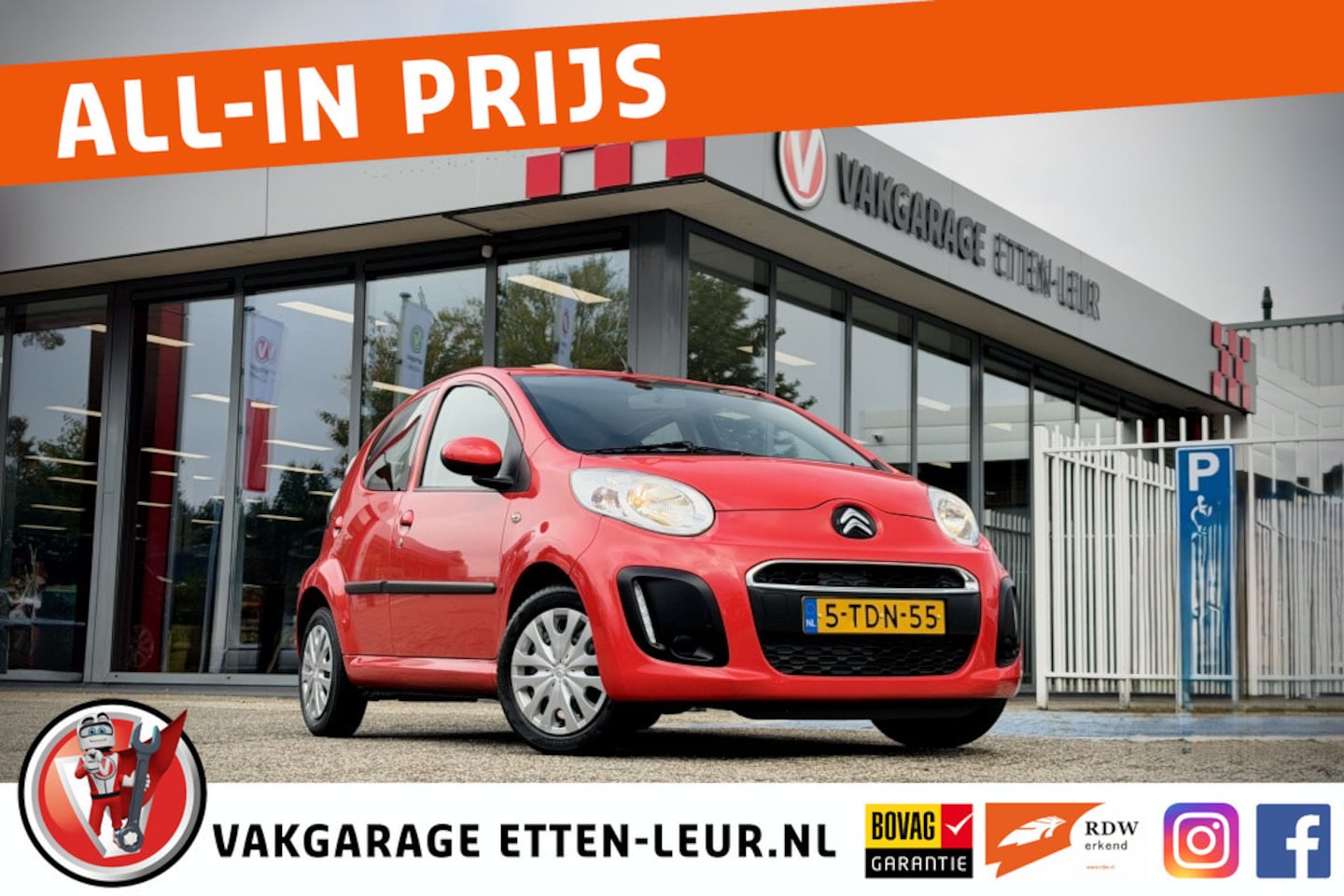 Citroën C1 - 1.0 Collection | AIRCO | BLUETOOTH | TREKHAAK FIETSENDRAGER - AutoWereld.nl