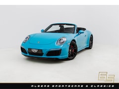 Porsche 911 Cabrio - 991.2 3.0 Carrera 4S Miami Blau - Chrono - Sport exhaust - 18.000 km - 2 owners - German D