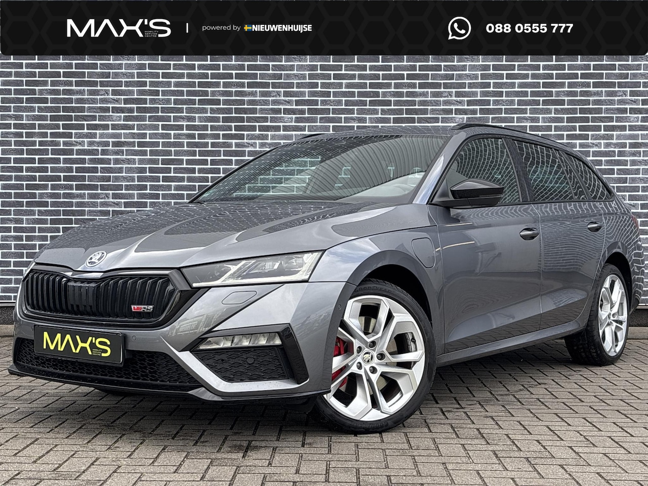 Skoda Octavia Combi - 1.4 TSI RS iV PHEV Business | Plug-in Hybrid | Achteruitrijcamera | Parkeersensoren | Keyl - AutoWereld.nl
