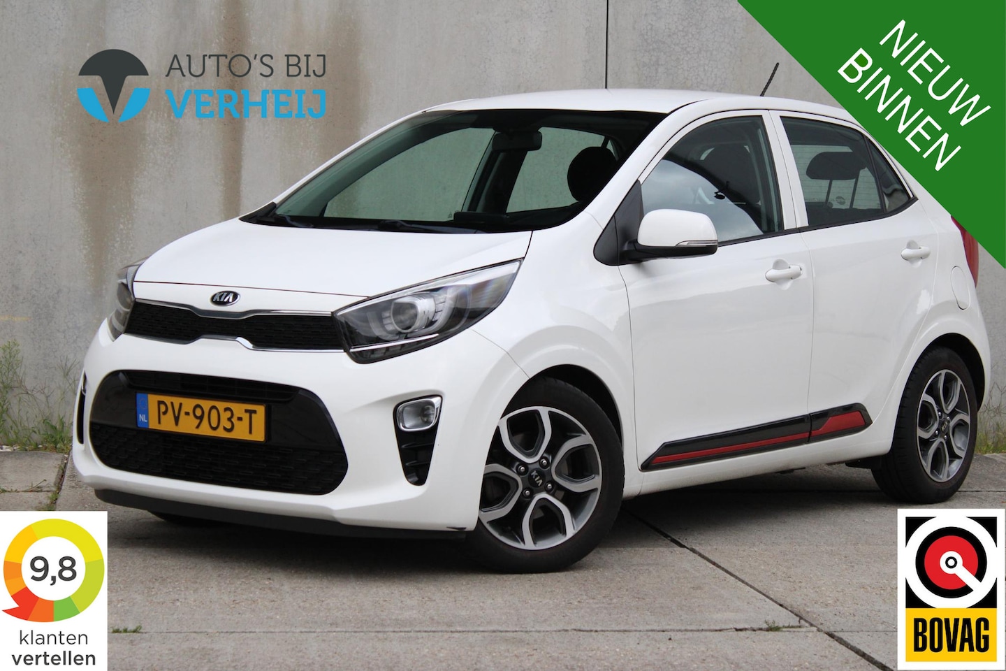 Kia Picanto - 1.0 CVVT DynamicPlusLine / CAMERA / APPLE CARPLAY / LM VELGEN / 1E EIGENAAR - AutoWereld.nl