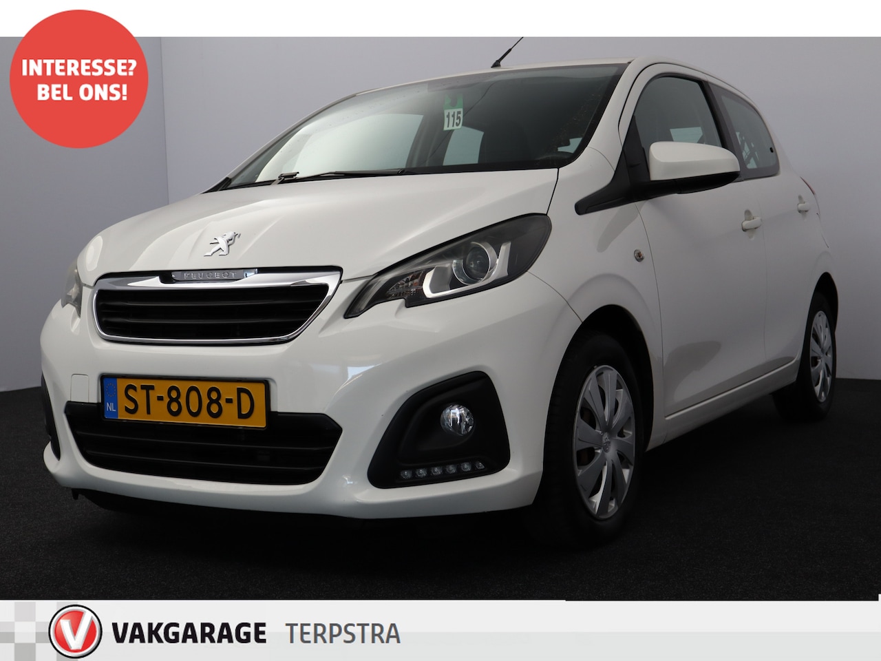 Peugeot 108 - 1.0 e-VTi Active /5-Drs /Airco /Elek. ramen voor /C.V. /Bluetooth /AUX & USB /Isofix /LED - AutoWereld.nl
