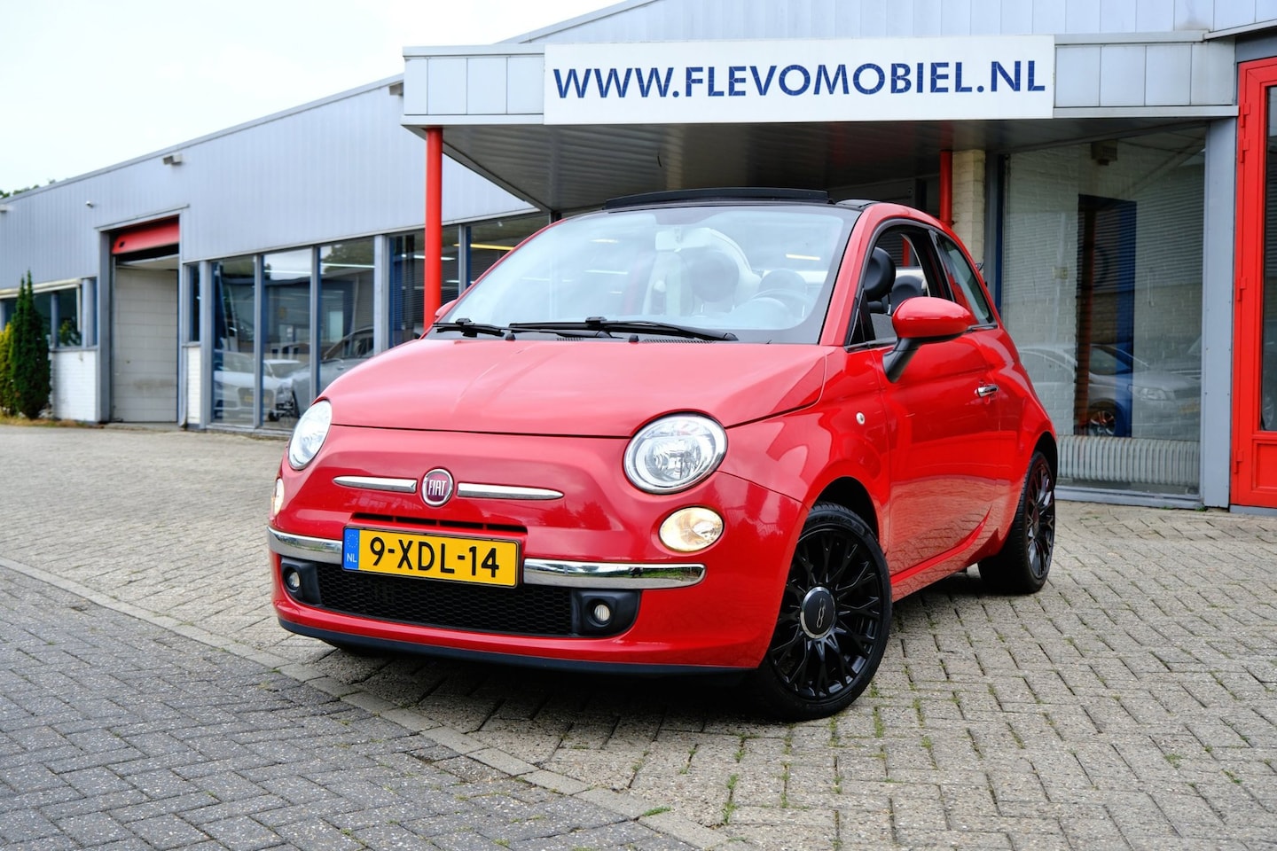Fiat 500 C - 0.9 TwinAir Turbo Lounge Cabrio Airco|Half Leder|LMV - AutoWereld.nl