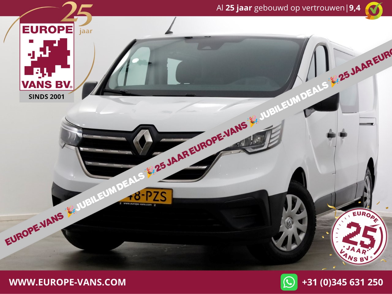 Renault Trafic - 2.0 dCi 170pk L2H1 Automaat D.C. Comfort LED/Camera/2x Schuifdeur 06-2023 - AutoWereld.nl