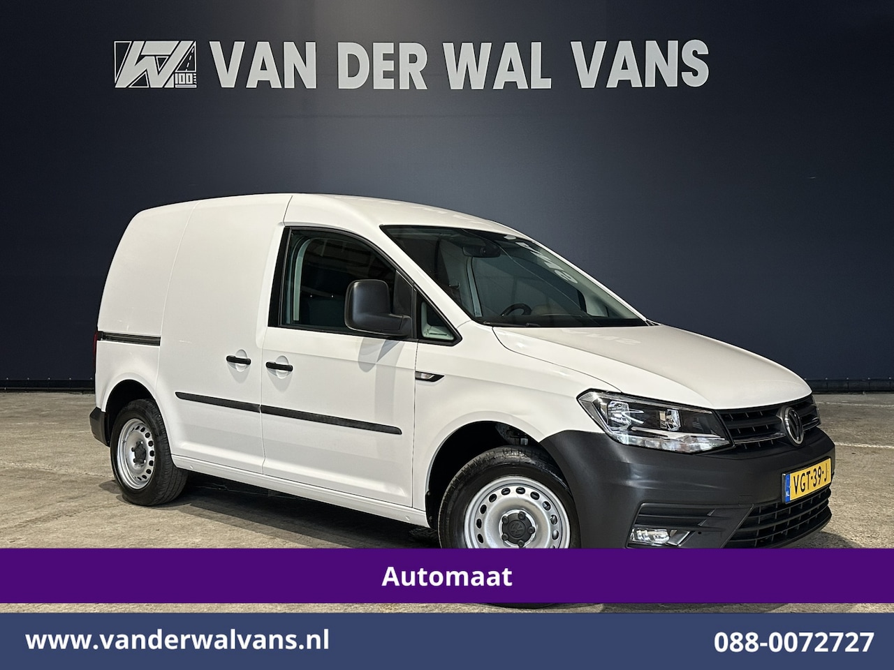 Volkswagen Caddy - 2.0 TDI 102pk Automaat L1H1 Euro6 Airco | Navigatie | Apple Carplay | Adaptieve Cruisecont - AutoWereld.nl