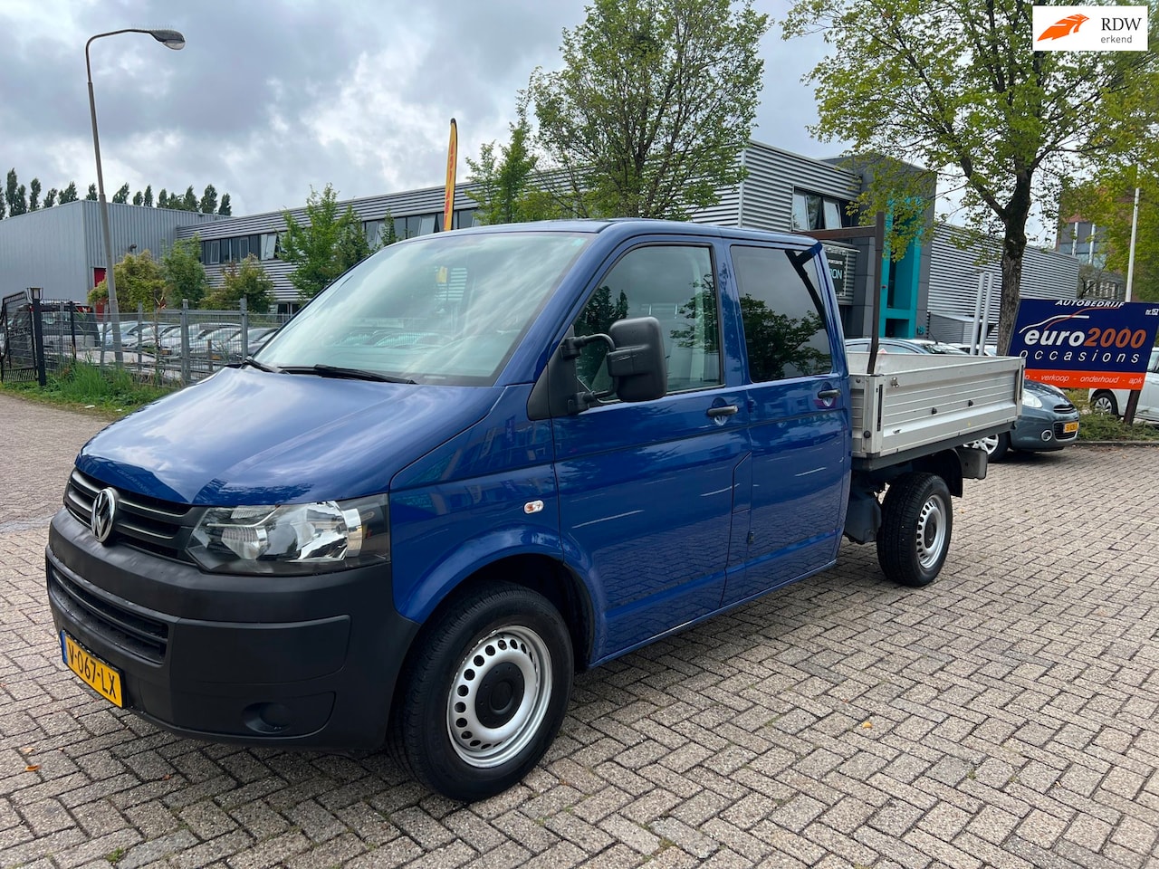 Volkswagen Transporter - 2.0 TDI L2H1 DC - PICK-UP - 6 ZITTER ! - AutoWereld.nl