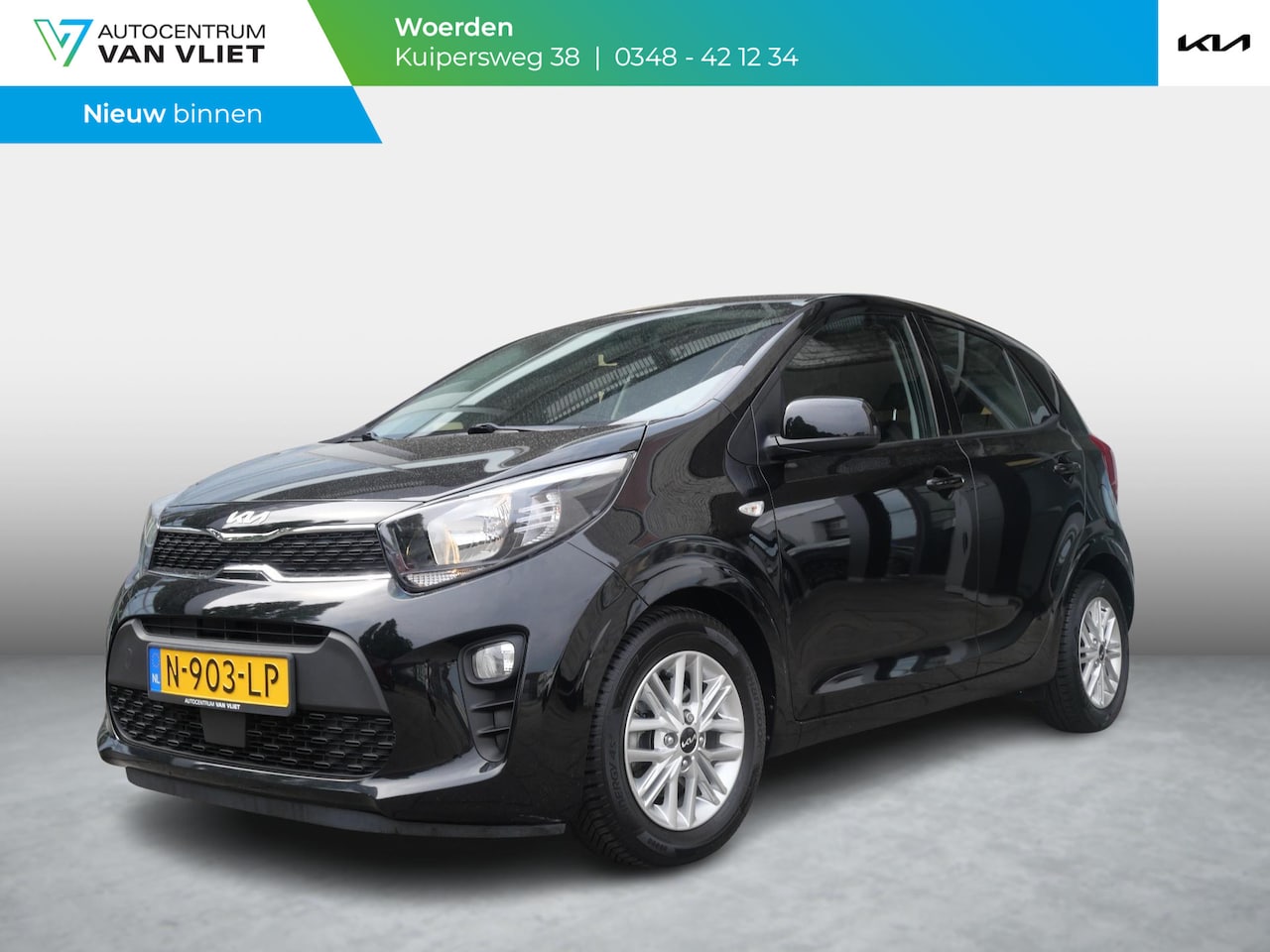 Kia Picanto - 1.0 DPi DynamicLine | Cruise | Airco | Carplay | Camera | - AutoWereld.nl