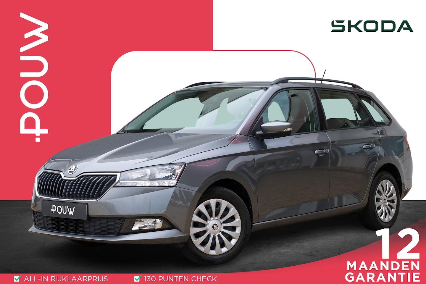 Skoda Fabia Combi - 1.0 TSI 95pk Ambition | Cruise Control | Parkeersensoren | App-Connect - AutoWereld.nl