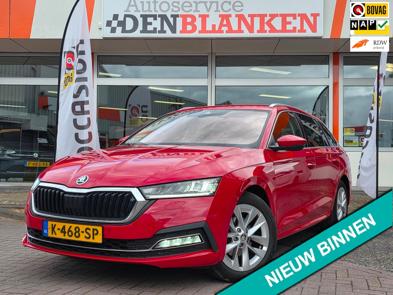 Skoda Octavia Combi - 1.5 e-TSI Bns Edition Plus Automaat BJ.2021 / Navi / Clima / Keyless / 17"Lmv / Sfeerverl. - AutoWereld.nl