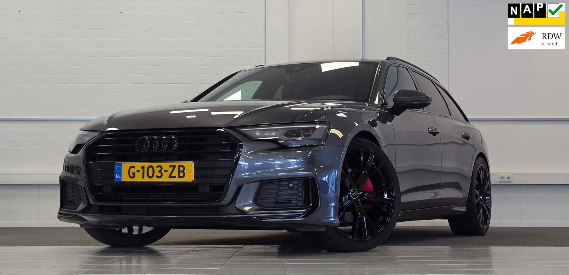 Audi A6 Avant - 45 TFSI S edition Sportuitlaat 21"Performance velgen 100% Onderhouden Mooi! - AutoWereld.nl