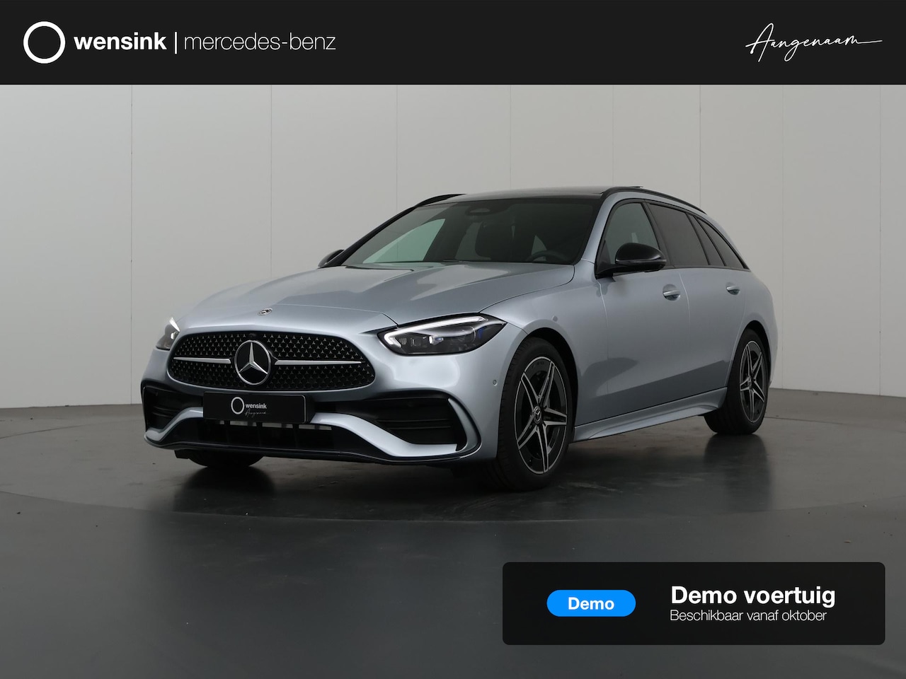 Mercedes-Benz C-klasse Estate - 180 Business Solution AMG | Night pakket | Panoramadak | Trekhaak | Verwarmde stoelen | - AutoWereld.nl